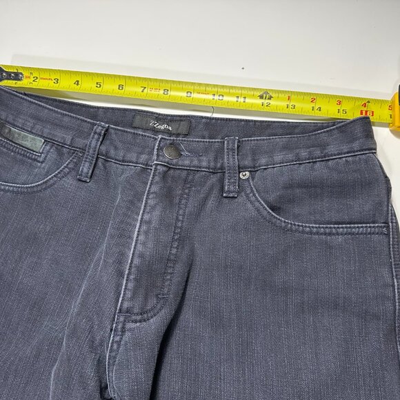 Z Zegna Cotton Straight Leg Dark Blue Denim Jeans Size 33x30 - Picture 8 of 10